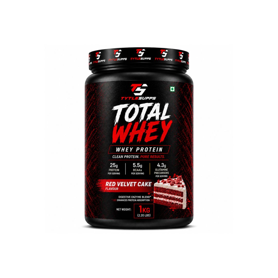Tytle Supps Total Whey Protein 1 Kg ( Red Velvet )