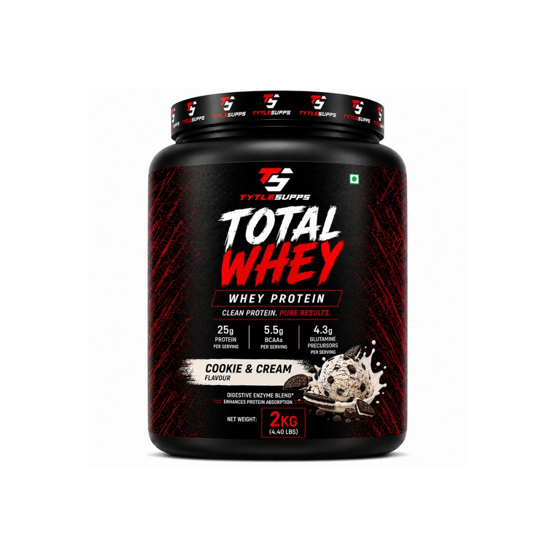 Tytle Supps Total Whey Protein 2 Kg ( Cookie & Cream )